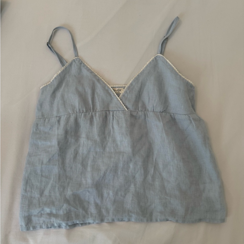 PacSun Light Blue Spaghetti Strap Blouse